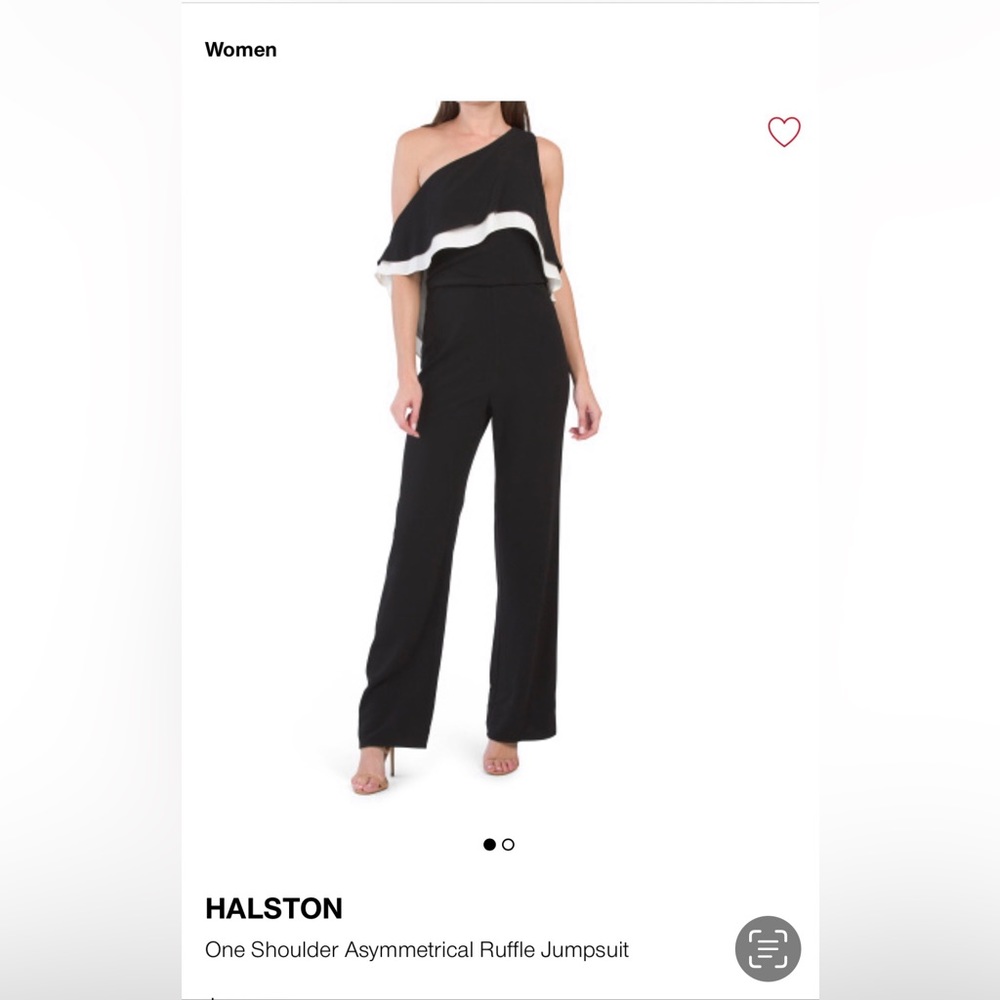 Halston jumpsuit size 10